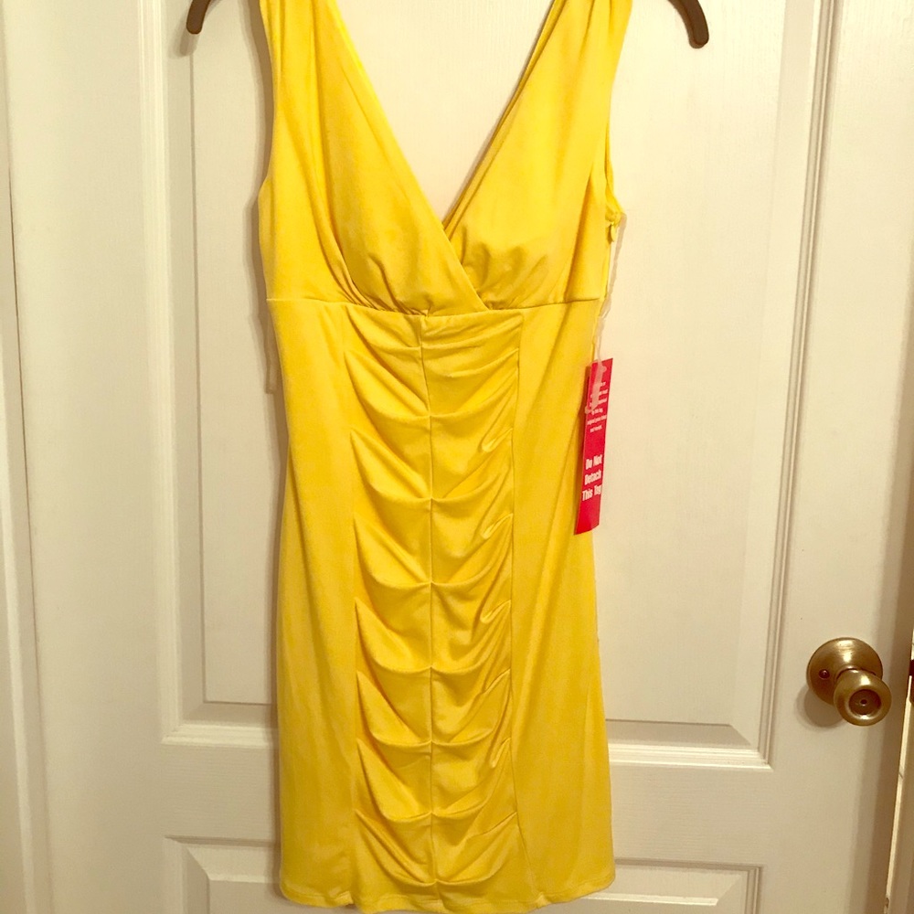 NWT, yellow dress size 5